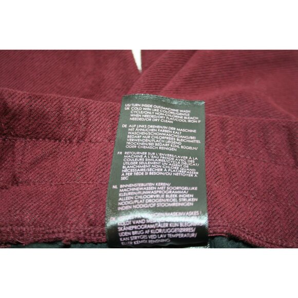 Liverpool Los Angeles Womens M Wine Red Joggers Comfy Soft Stretch Travel Pants - Picture 4 of 7